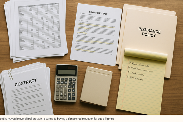 Due Diligence Checklist for Buying a Dance Studio in 2026