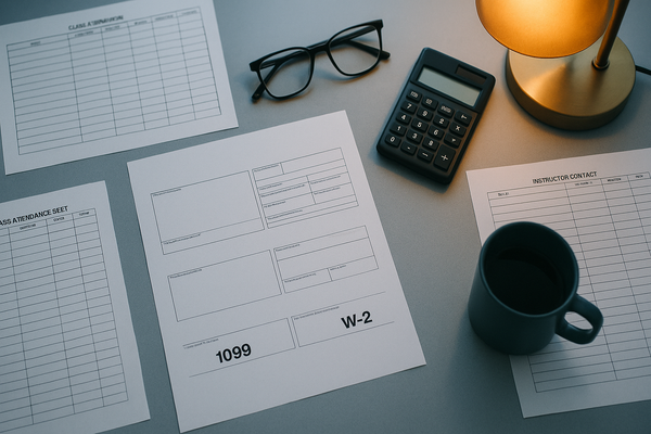 1099 vs W-2 Tax Implications for Dance Studios (2026)