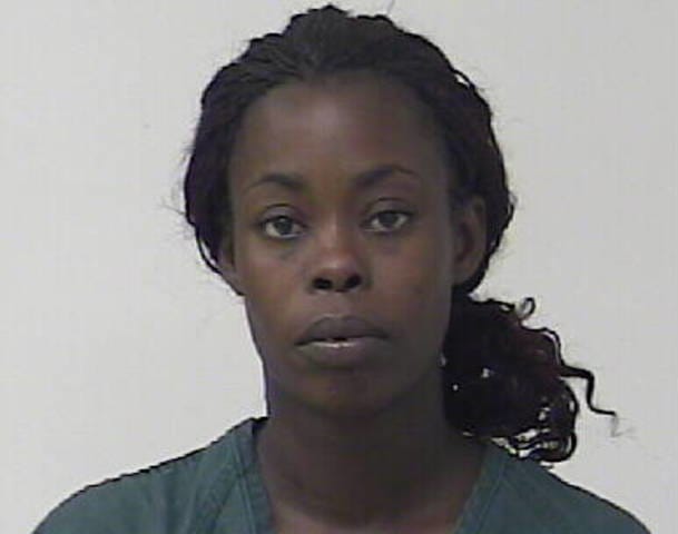 Latreasa Goodman's booking photograph.
