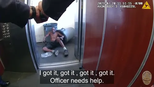 Mentally Ill Man With Knife Shot in Los Angeles
