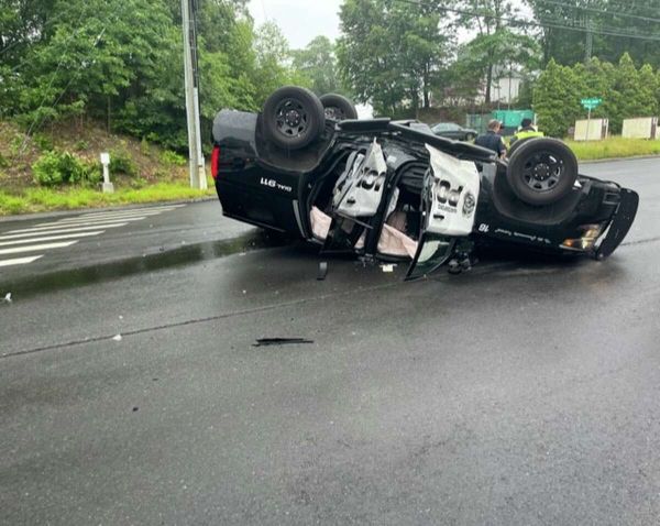 Waterford Police Cruiser Struck By Red Light Runner