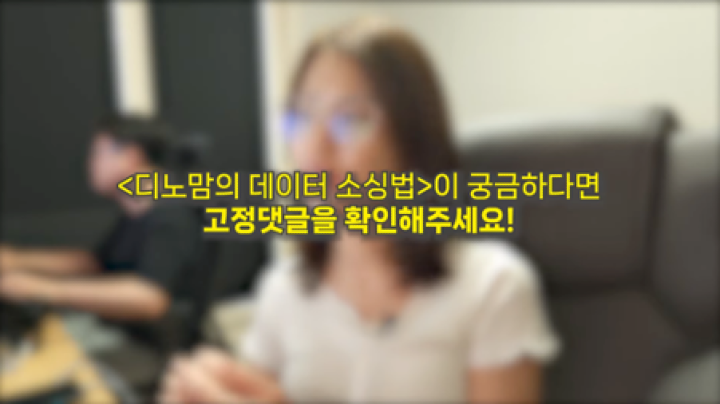 디노맘의 데이터 소싱법