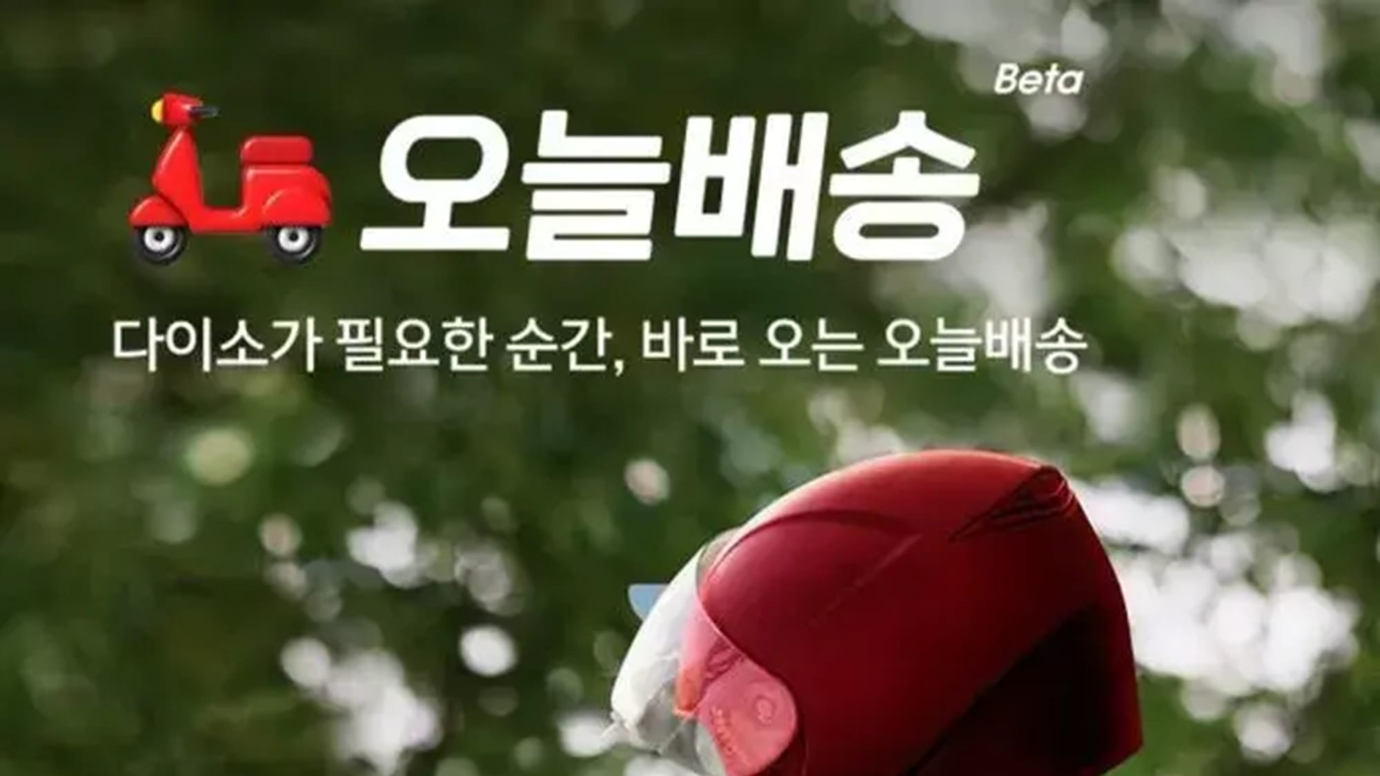 다이소 오늘배송 당일배송 서비스 운영