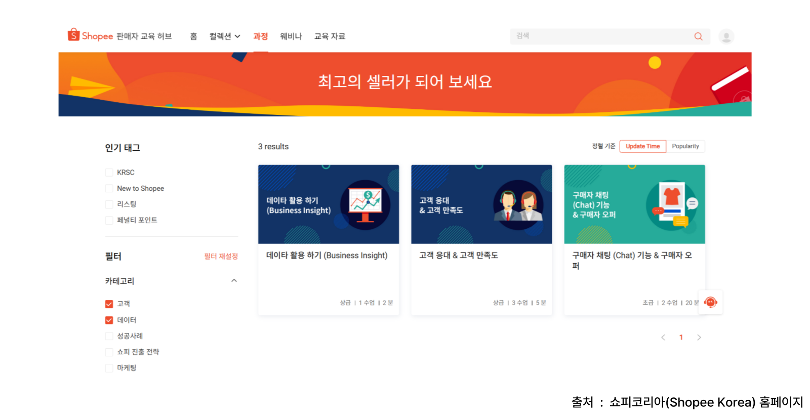 쇼피코리아 셀러교육