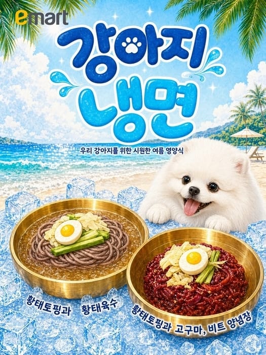 이마트 몰리스 반려동물 전용 냉면(출처 : 이마트)