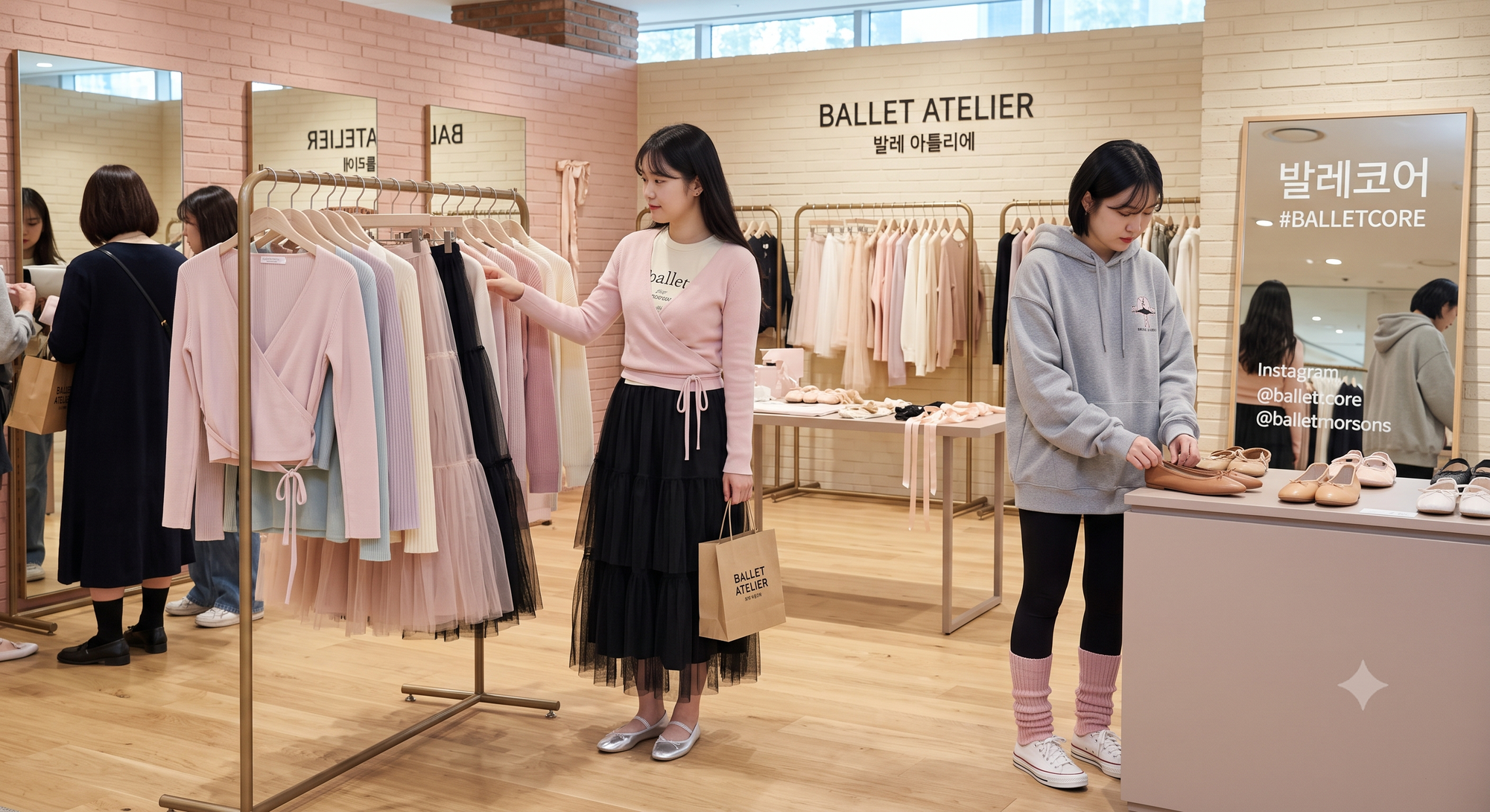 발레코어 라이프스타일(AI 활용이미지) 발레코어 라이프스타일(AI 활용이미지)