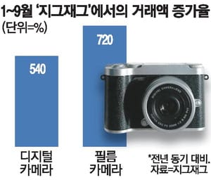 카메라 거래액 증가율 그래프(출처 : 지그재그) 카메라 거래액 증가율 그래프(출처 : 지그재그)