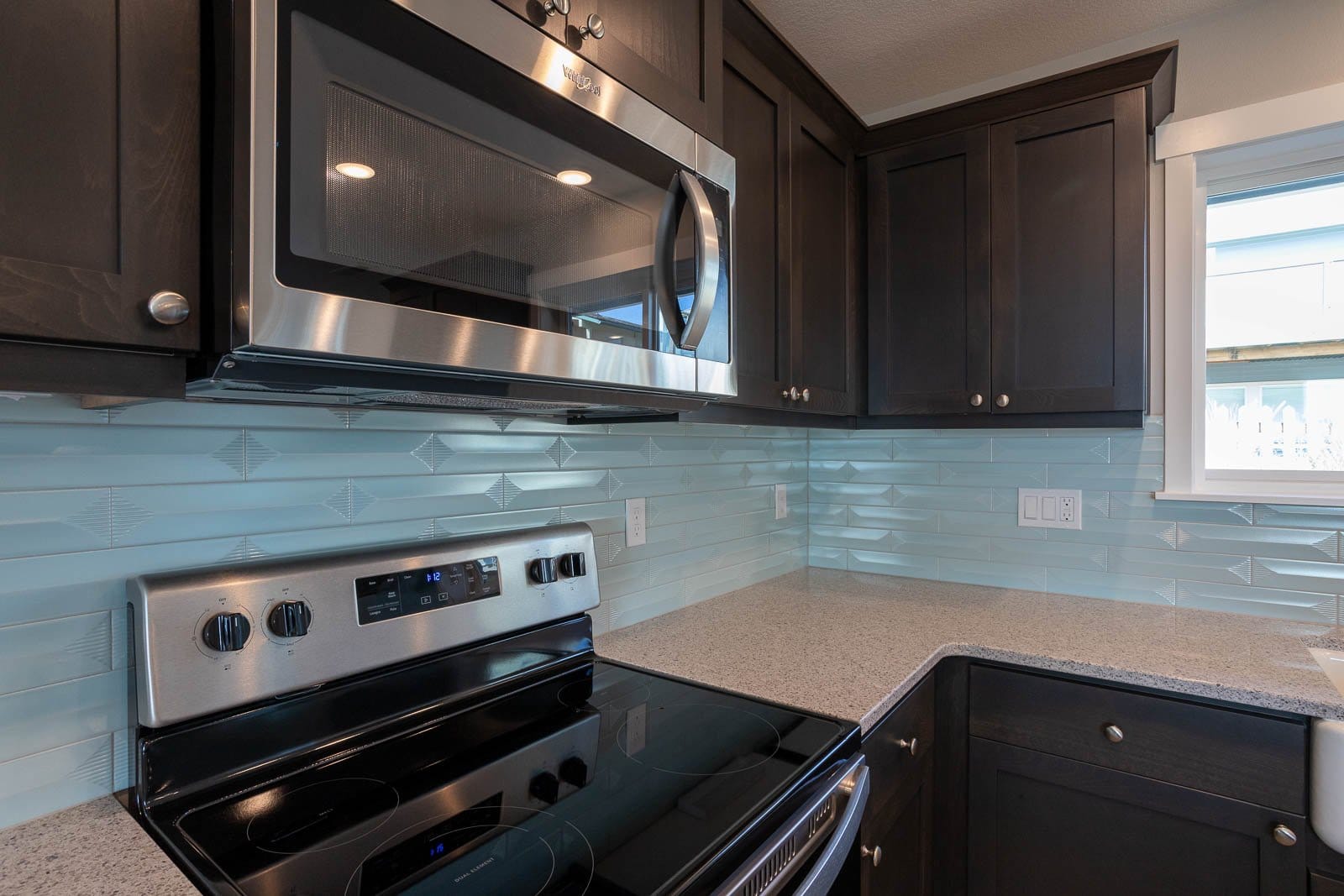 Kitchen inside custom home