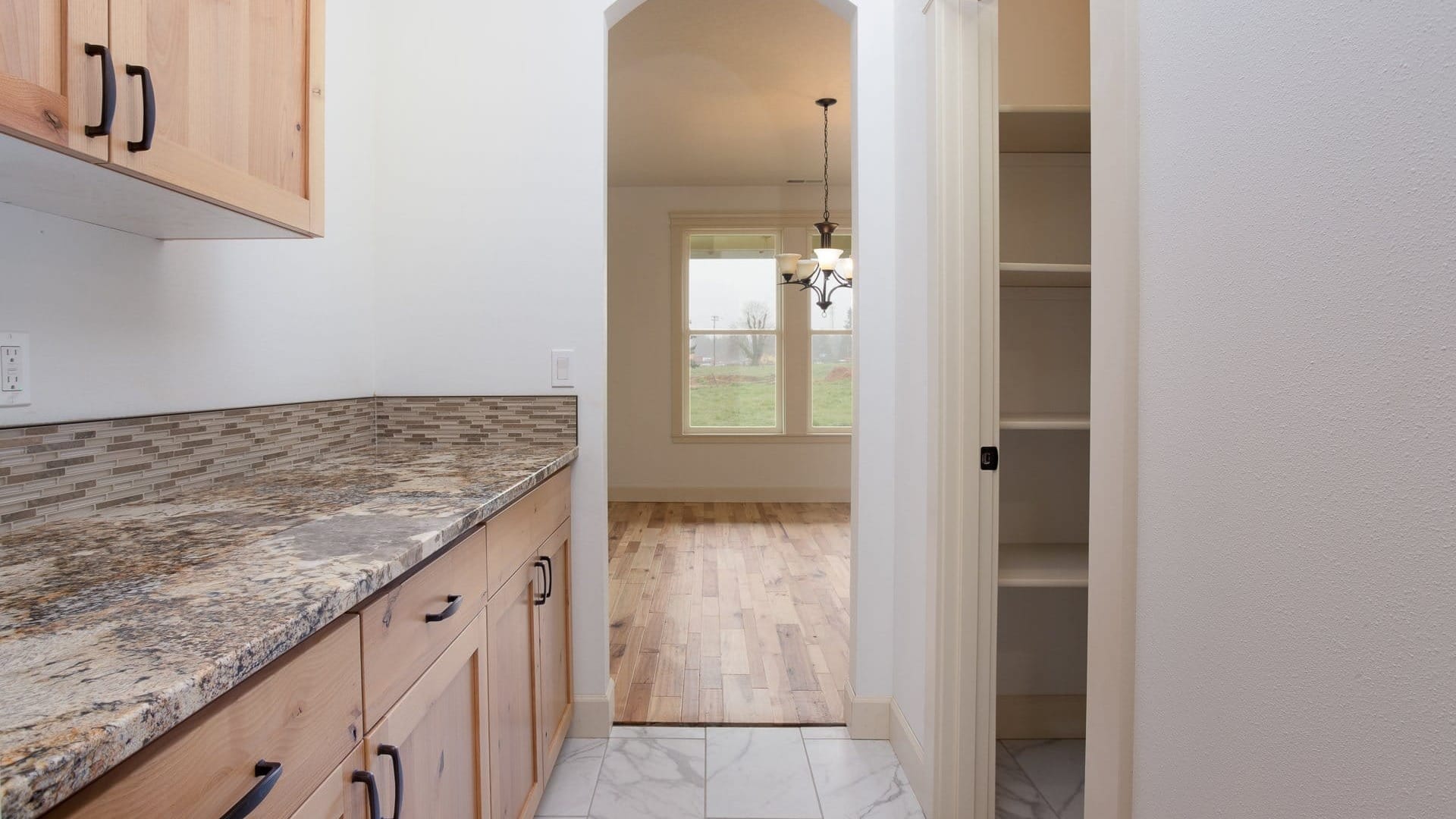 An empty space ready to be filled with furniture