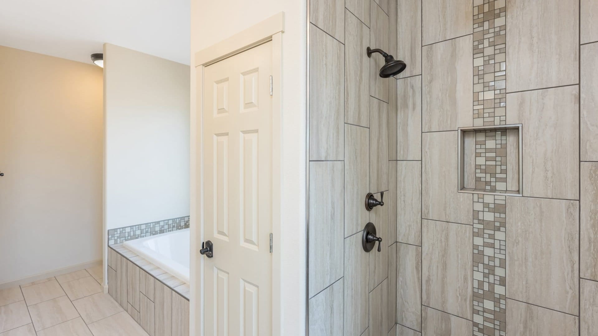 Modern updated bathroom