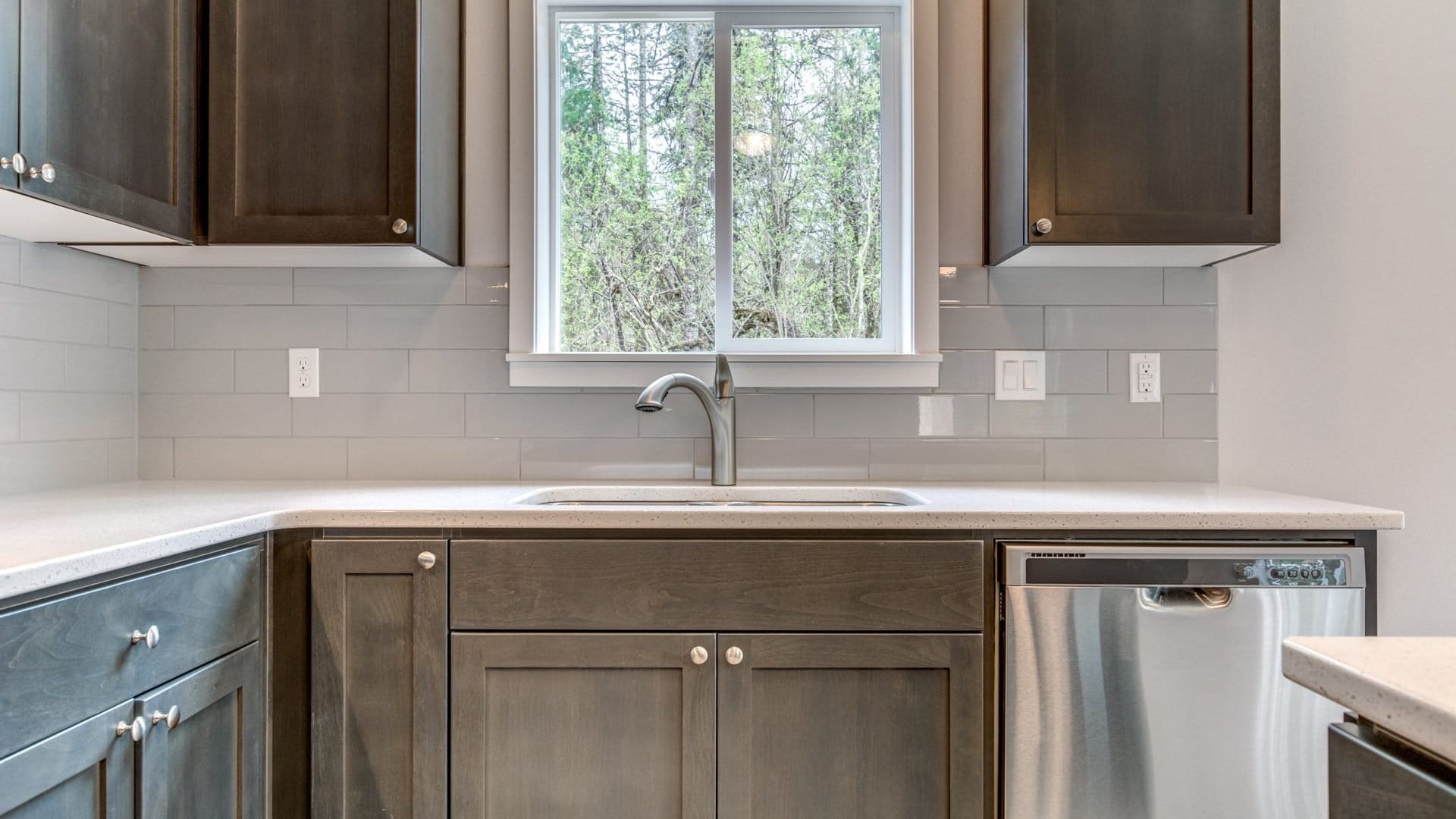 Rustic kitchen with a sink