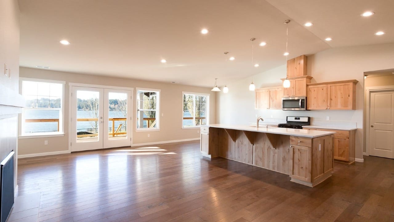 An open room ready for furniture