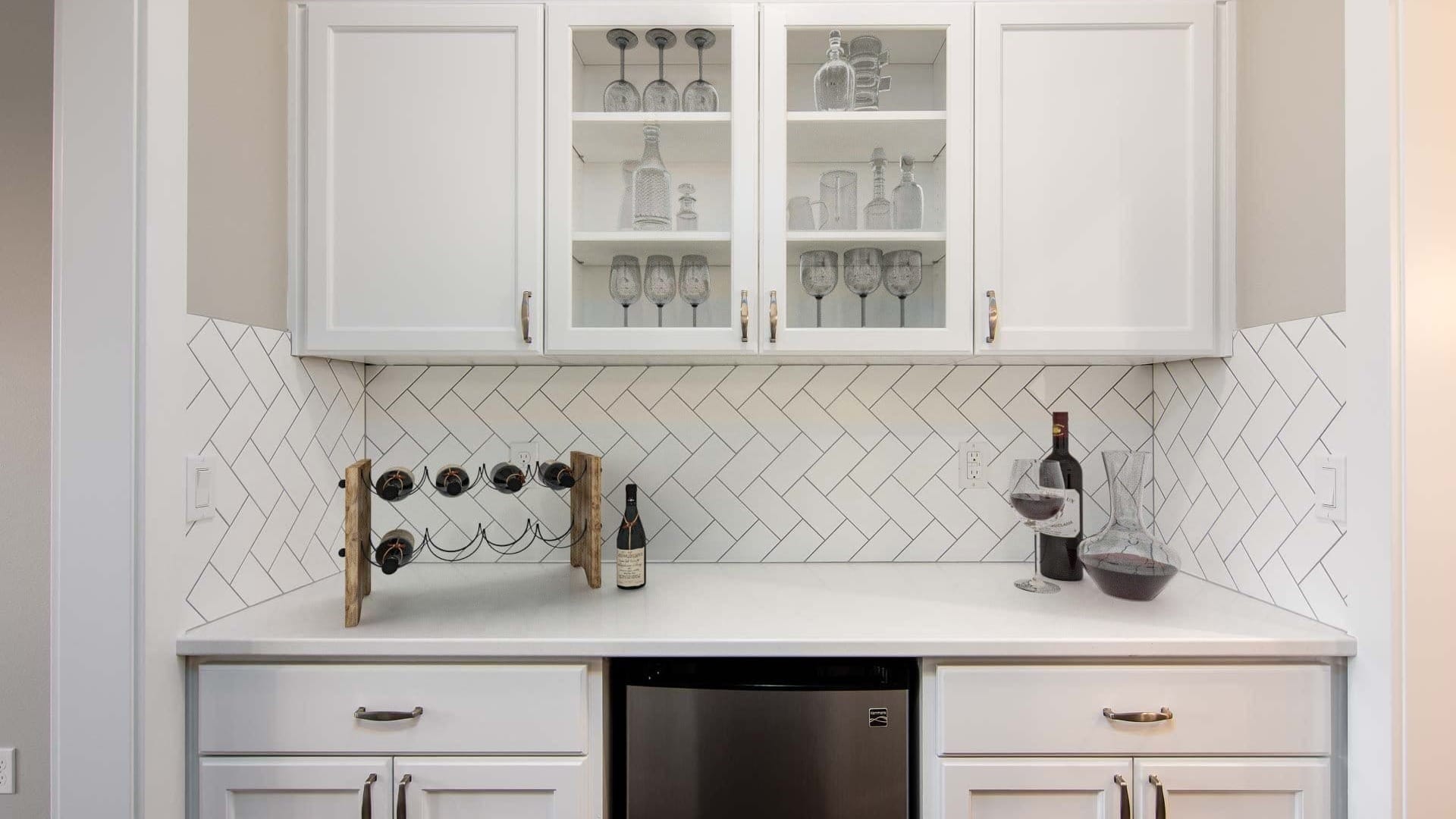 A wine pantry that is well-stocked