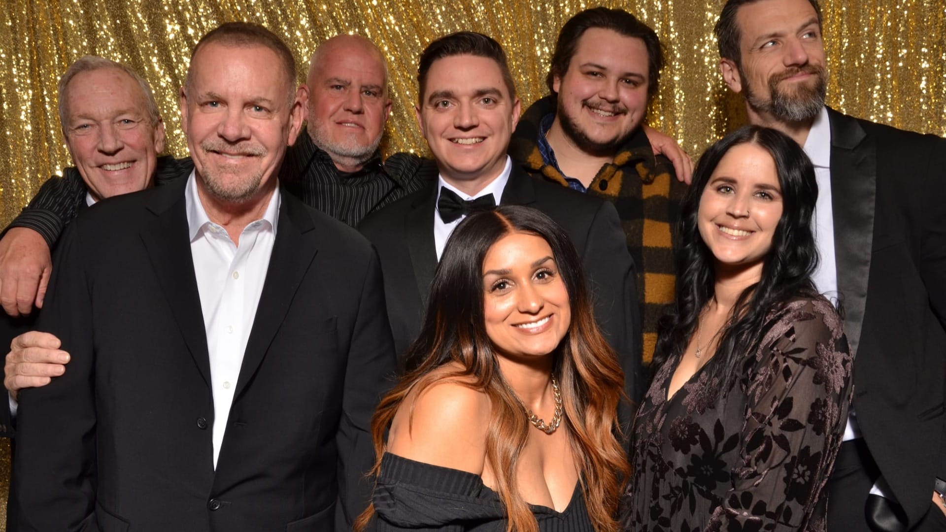 Adair Homes team members at a party