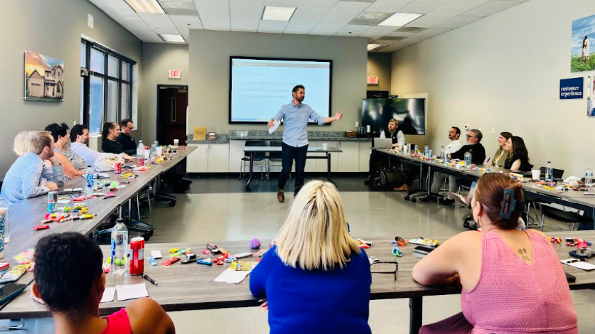 Adair homes team meeting