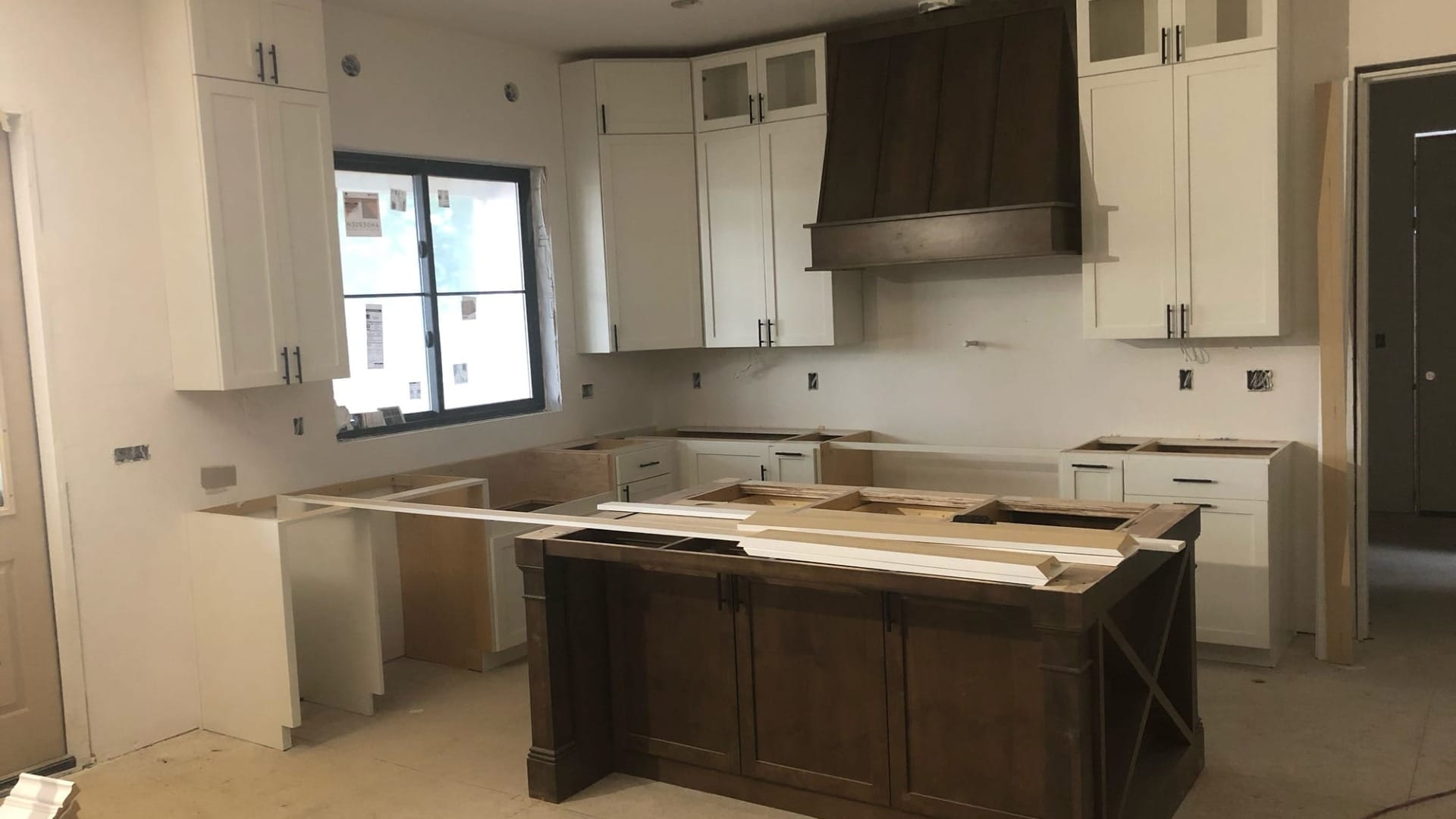 A kitchen that is a work in progress