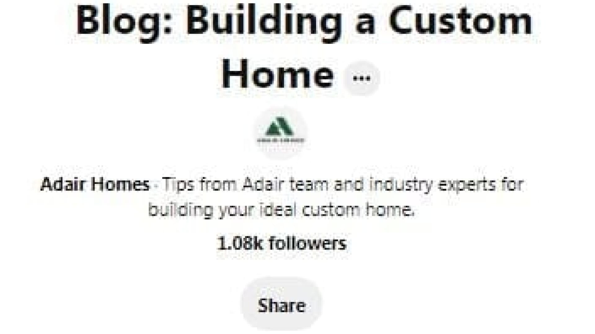 Building a Custom Home Share Image