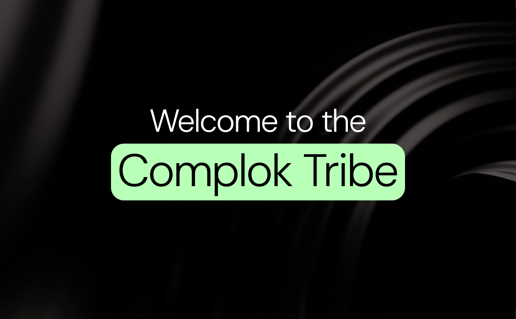 Welcome!
