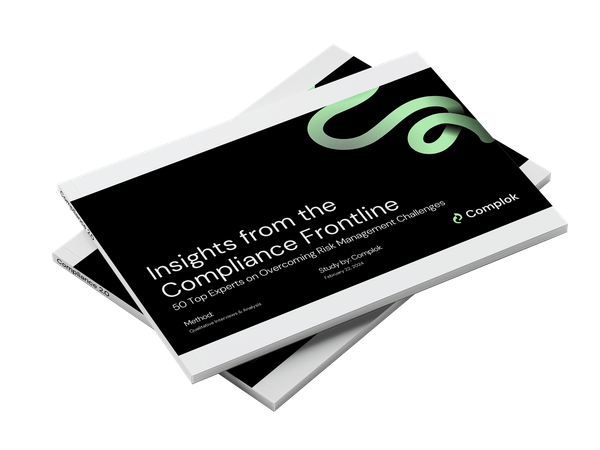 Insights from the Compliance Frontline: 50 Top Experts on Overcoming Risk Management Challenges