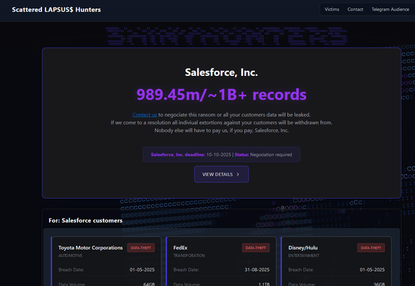 ShinyHunters threatens to release data stolen from dozens of Fortune 500 firms