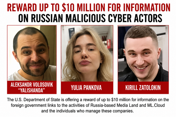 US indicts three Russians tied to sanctioned bulletproof hoster, offers $10 million reward