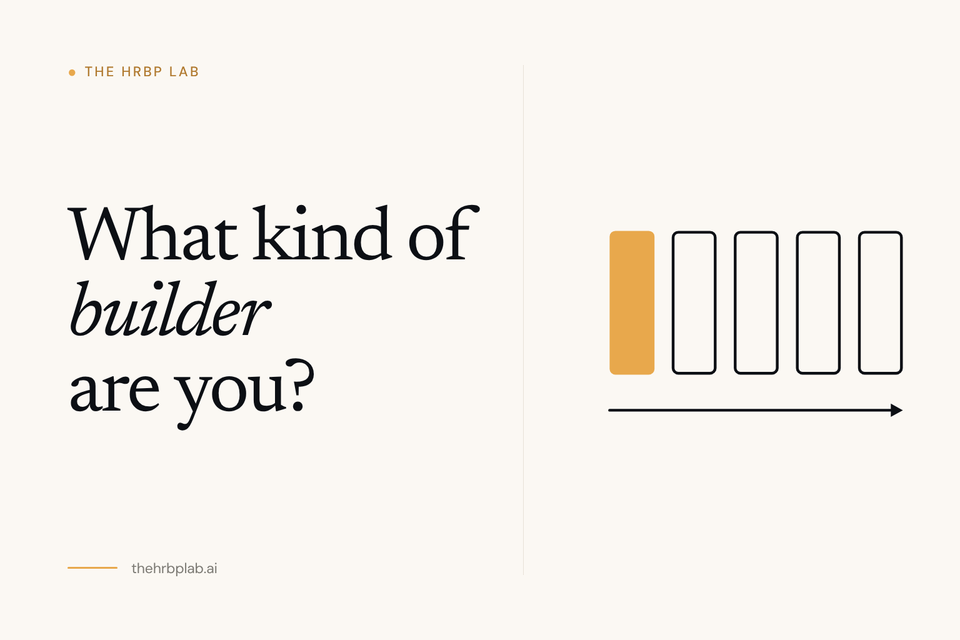 What kind of builder are you?