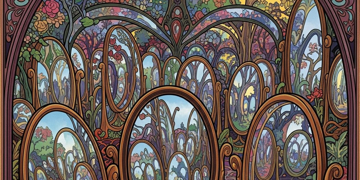 A Garden of Mirrors: Reflecting the Broken Systems We Feed Ourselves.