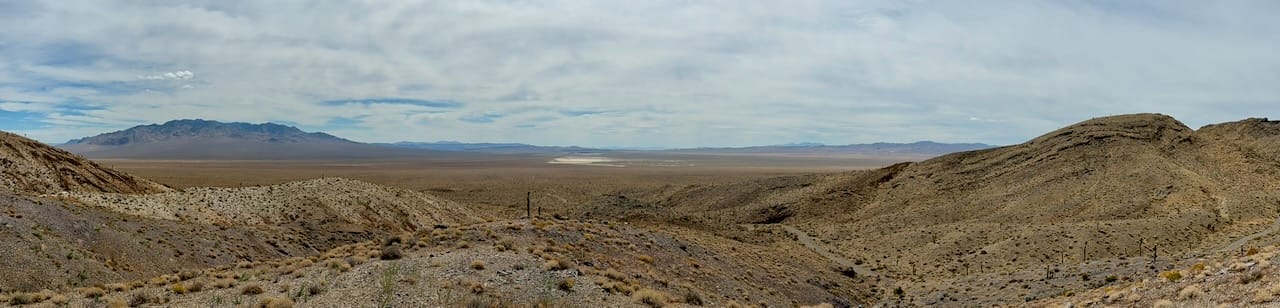 Looking south from the Copper Bell into Lida Valley