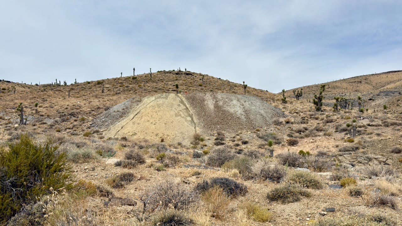 Unnamed mine interior of the Cuprite Hills