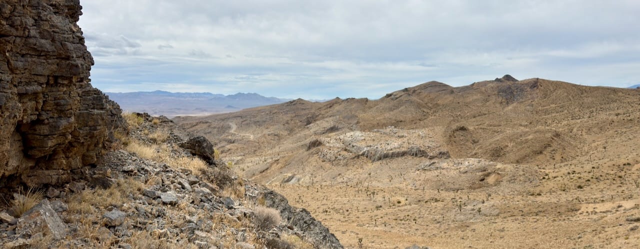Looking west towards some of the other mines in the area. These were unnamed on the maps I had but may have been associated with the nearby Tri-Metallic Mine property.