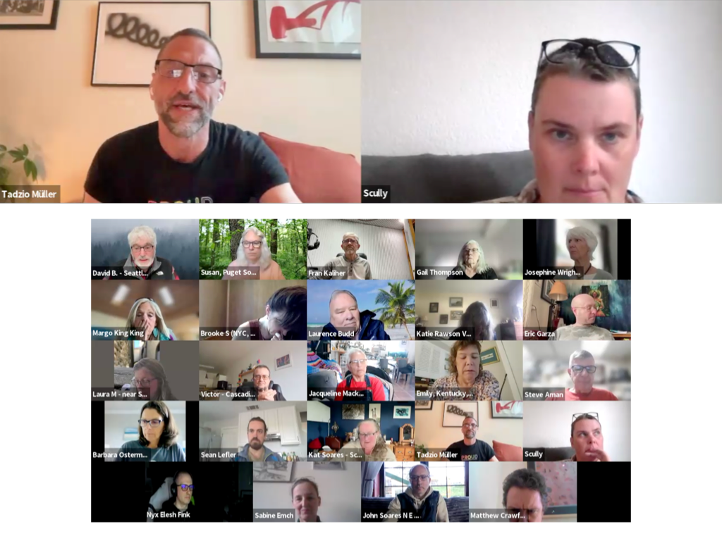 Seminar Recording & Next Meeting: Saturday, 2nd May