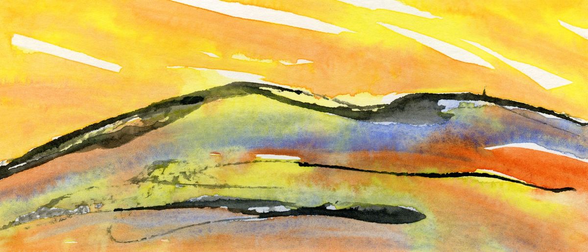 "Consistent Truth", watercolor by Susan Porter
