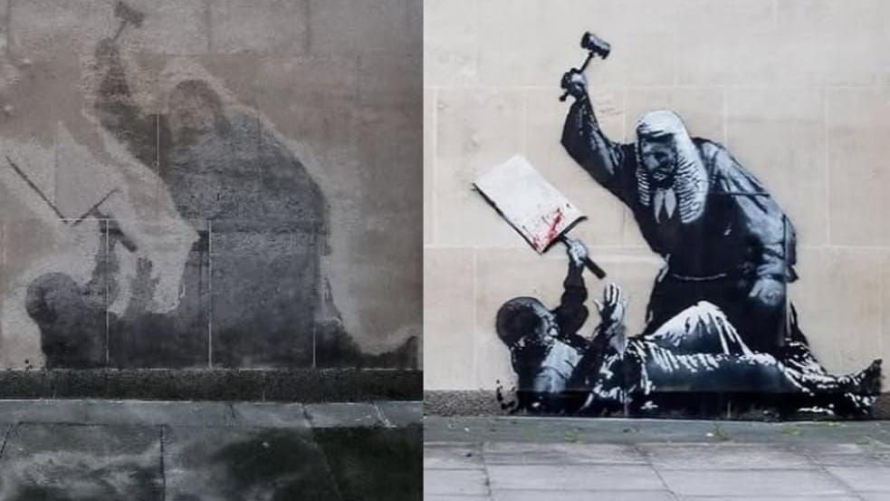 Banksy vs. the Robed Bureaucrats