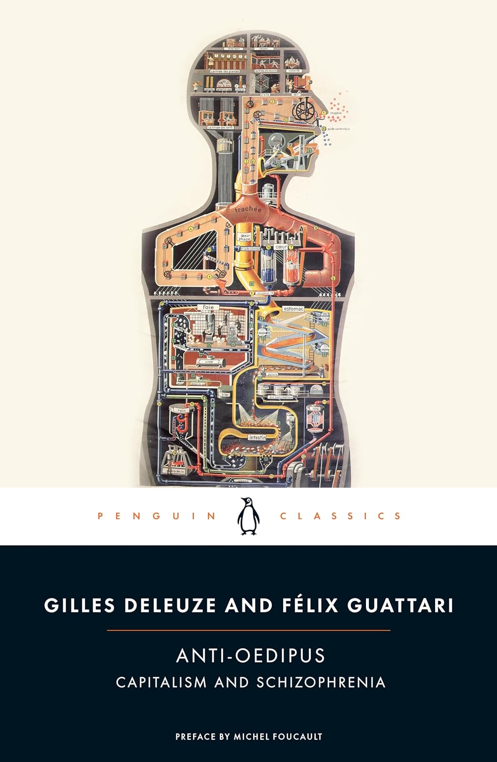 The front cover of Anti-Oedipus, by Gilles Deleuze and Felix Guattari