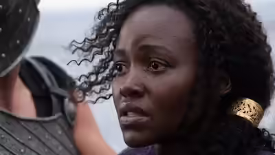 Lupita Nyong'o in a still from Nolan's Odyssey