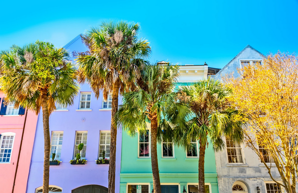 Rainbow Row, Charleston, SC
