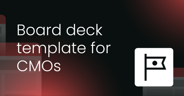 Board deck template for CMOs