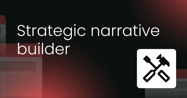 Strategic narrative builder