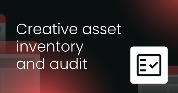 Creative asset  inventory and audit