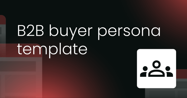 B2B buyer  persona template