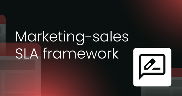 Marketing-sales SLA  framework