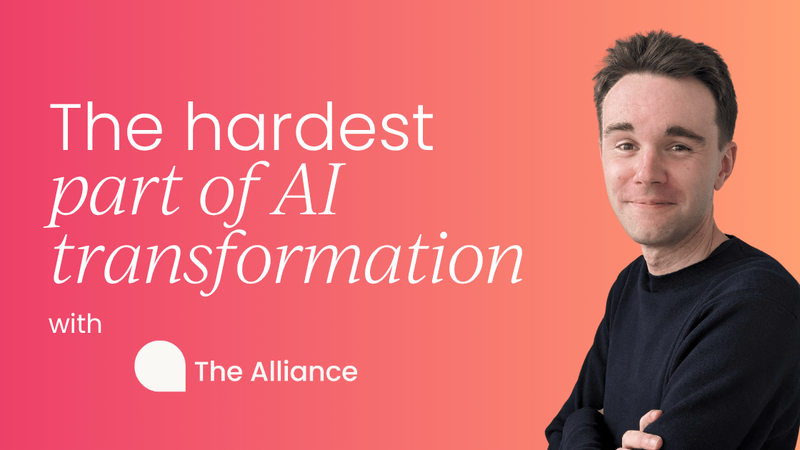 The hardest part of AI transformation  isn't the AI