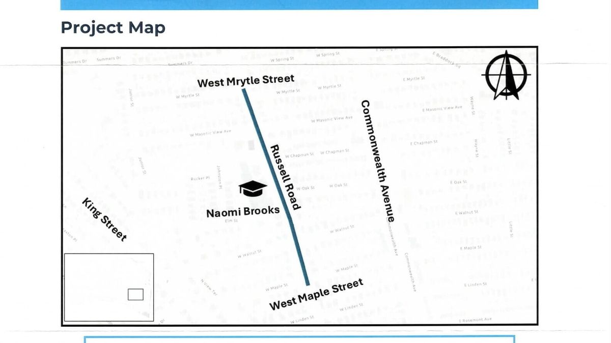 City seeks input on Russell Road parking changes near Naomi Brooks Elementary; comment deadline June 10