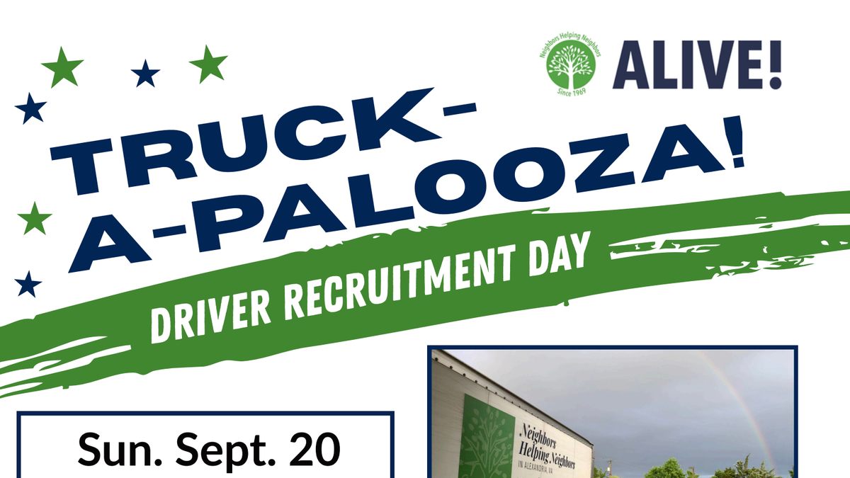 ALIVE! is looking for volunteer truck drivers, no commercial license needed