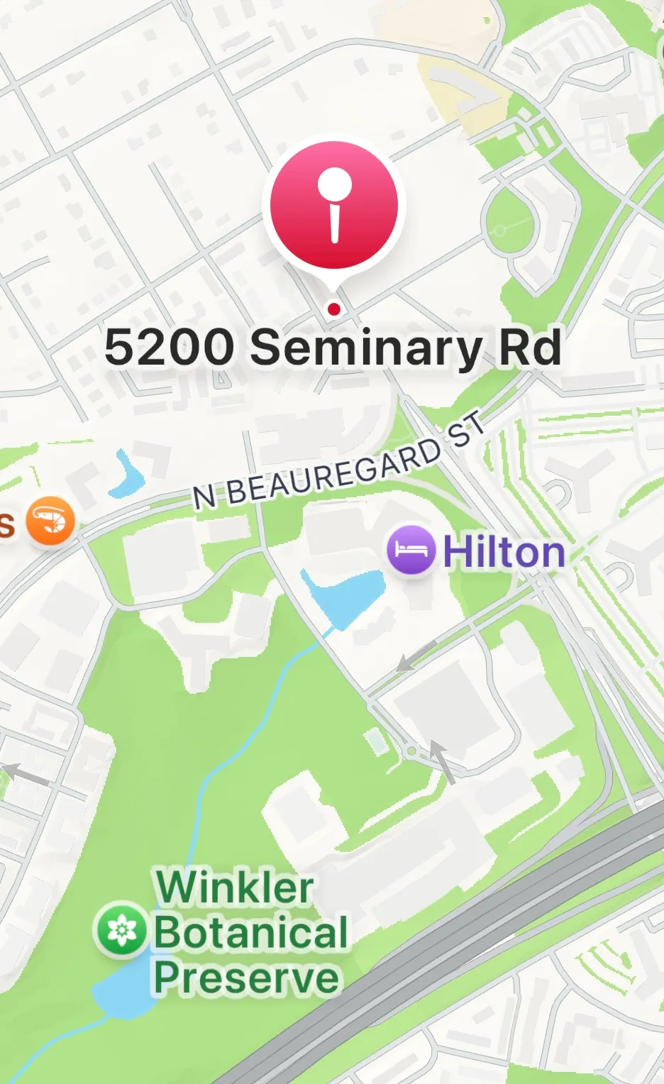 Crash closes westbound Seminary Road