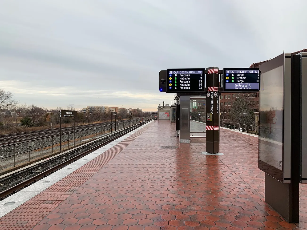 Blue, Yellow line trains delayed after person struck at Braddock Road station