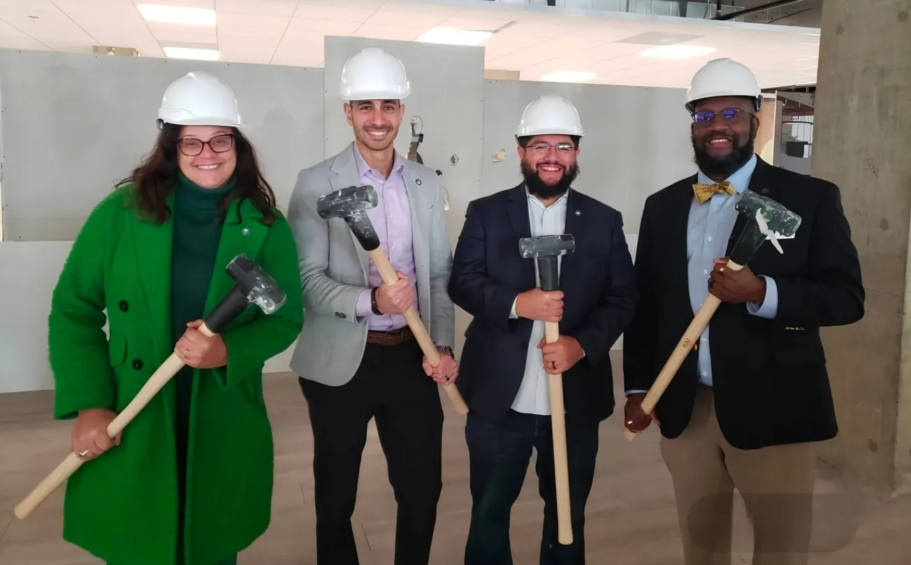 Officials break ground on 377-unit affordable housing project at Victory Center