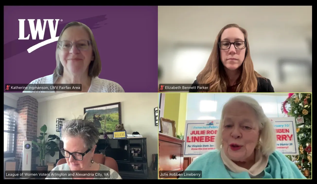 Bennett-Parker, Lineberry outline competing visions at Senate forum