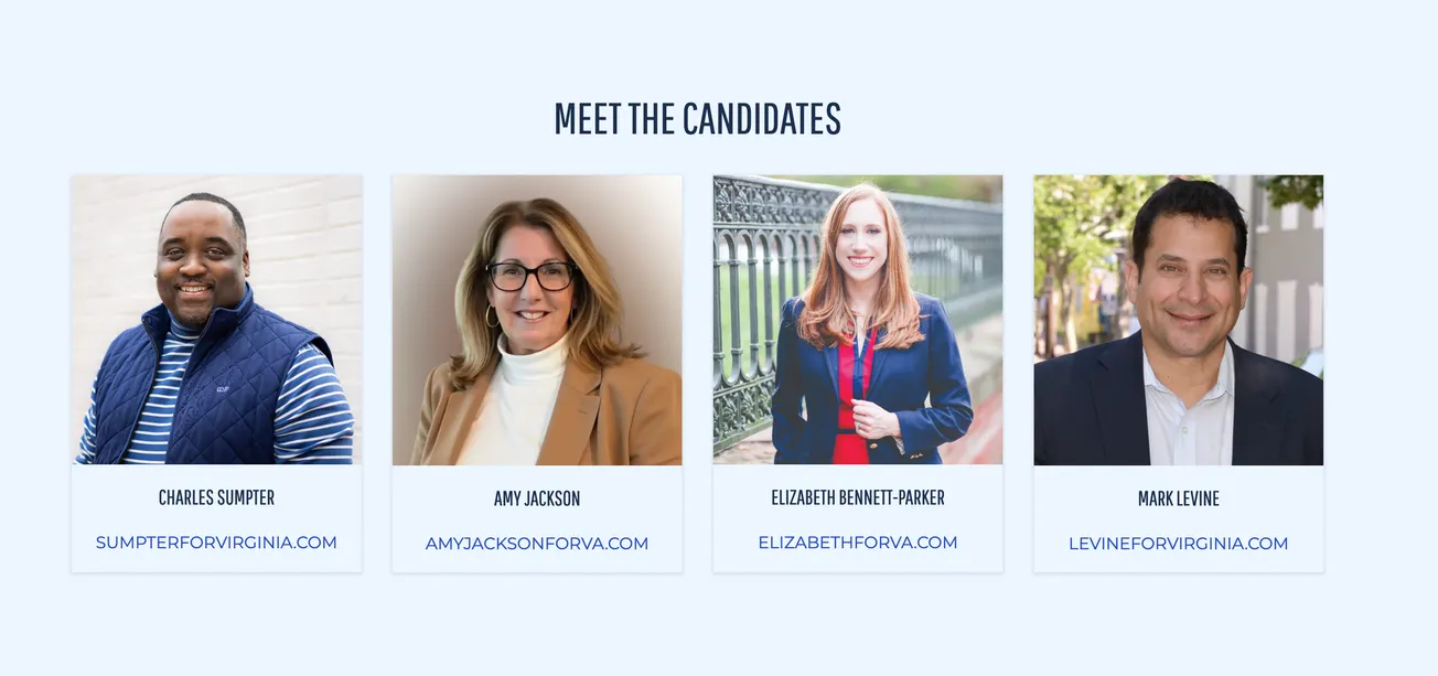 Where the candidates stand: A look at the four Democrats running for Ebbin's Senate seat