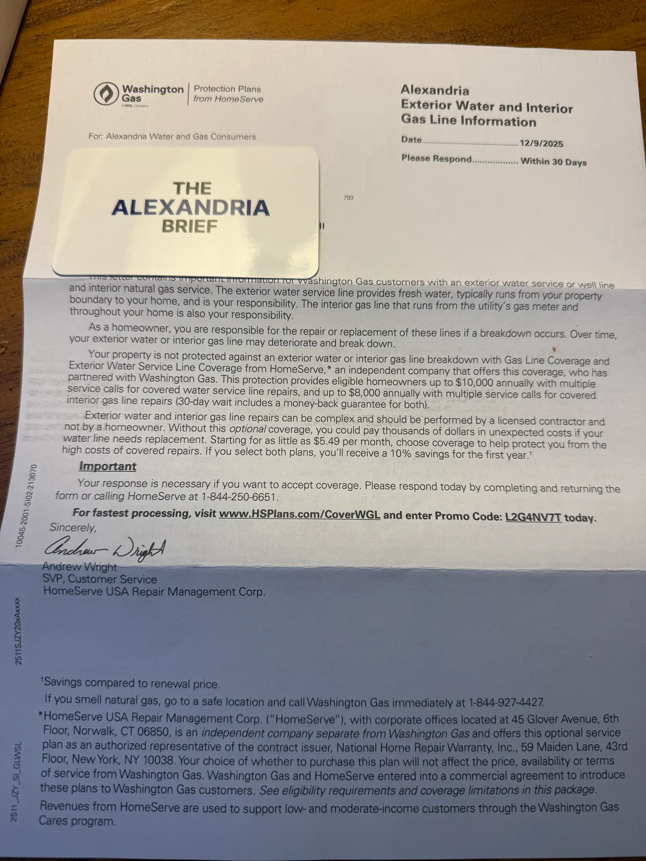 Those Washington Gas letters aren't from Washington Gas — here's what to know